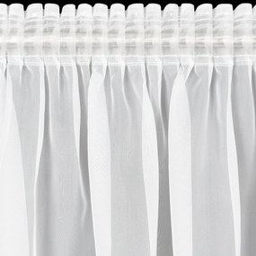 ZÁCLONA NA PÁSKE LUCY 400X250 CM BIELA