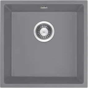 Deante Corda, 1-komorový drez 440x440x200mm, šedá metalíza, DEA-ZQA_S10A