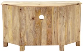 furniture-nabytek.cz - Rohový stolík pod tv z masívneho dreva mango 110x60x50