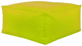 Taburetka limetková kocka ekokoža