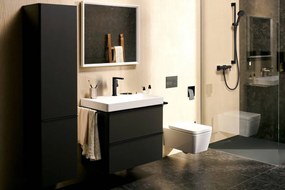 Hansgrohe Tecturis E, páková umývadlová batéria 210 Fine CoolStart EcoSmart+ s odtokovou garnitúrou Push-Open, čierna matná, HAN-73060670