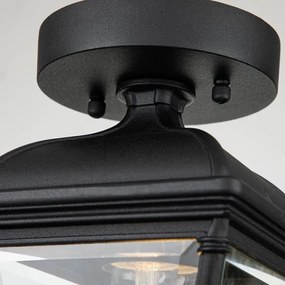 Elstead BAYVIEW-PORCH-BK - Vonkajšie stropné svietidlo BAYVIEW 1xE27/60W/230V IP44