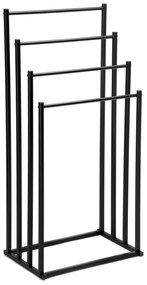 Vešiak na uteráky so 4 ramenami TORMES čierny