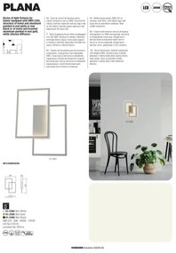 Redo 01-2316 - Stmievateľný LED luster na lanku PLANA LED/80W/230V biela