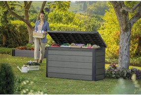 Sivý záhradný úložný box Cortina – Keter