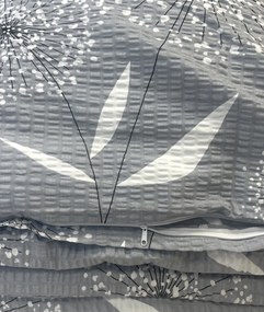 Obliečky krepové Púpava biela - 1x Vankúš 90x70cm, 1x Paplón 140x200cm