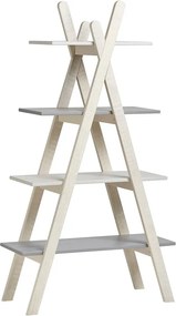 Sivo-biela knižnica Marckeric Sia