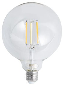 Sada 5 ks Inteligentné stmievateľné LED žiarovky E27 G125 číre 7W 806lm 2700-6500K