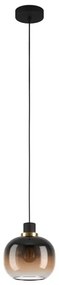Eglo 99614 - Luster na lanku OILELLA 1xE27/40W/230V hnedá