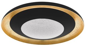 EGLO Stropné LED svietidlo v modernom štýle CANICOSA 2, 24,5 W, 49,5 cm, okrúhle, zlaté