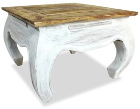 vidaXL Príručný stolík z masívneho recyklovaného dreva 50x50x35 cm