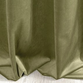 ZATEMŇOVACÍ ZÁVES NA KRÚŽKOCH RIA 140X250 CM OLIVOVÁ