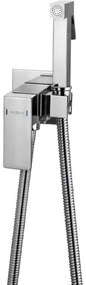 Mexen Cube, podomietková bidetová batéria s ručnou spŕškou, chrómová, 7599150-00