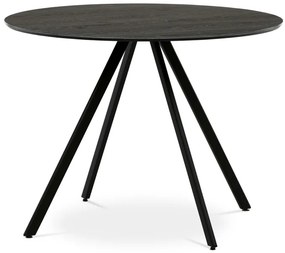 Autronic BONTEC Okrúhly jedálenský stôl 100x100cm, lamino, šedý dub, HT-R5010 GREY Farba: Šedá