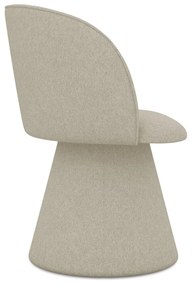 Béžové čalúnené jedálenské kreslo Maia – Makamii