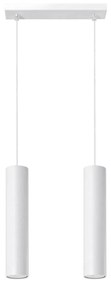 Sollux SL.0324 - Luster na lanku LAGOS 2 2xGU10/10W/230V biela
