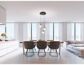 Eglo 98653 - Luster na lanku ARISCANI 3xE27/40W/230V