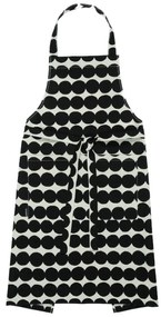 Kuchynská zástera Räsymatto, bavlna-čierna