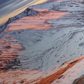 Obraz - Zimná horská panoráma II. (150x105 cm)
