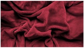 Obliečky mikroplyš VIANOČNÉ SOBY vínové + plachta mikroplyš SOFT 90x200 cm vínová