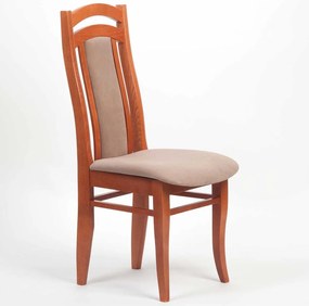 Stima Jedálenská stolička AIDA Vyberte odtieň dreva / látky ->: Tmavo hnedá / látka cappuccino v.5