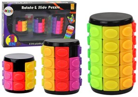 LEAN TOYS Cylinder Puzzle Set - 3 úrovne obtiažnosti