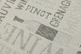 Koberec / Behúň FLEX 19118/P19 hnedý / krémový