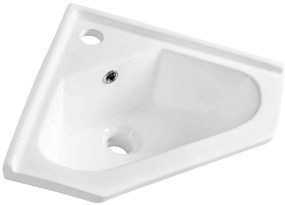 Aqualine Aqualine, Keramické umývadlo rohové 41x41 cm, na nábytok, 1601-40