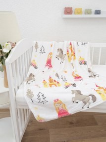 Detská deka do postieľky mikroplyš Exclusive 80 × 100 cm – Kúzelné kráľovstvo