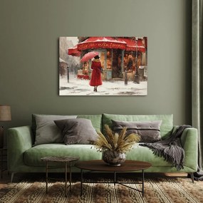 Obraz vianočná prechádzka mestom