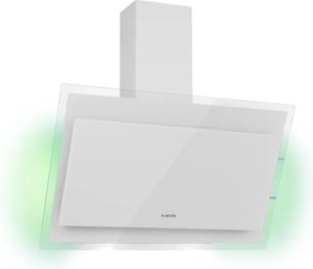 Klarstein Mirage 90, digestor, 90 cm, nástenný, 602 m³/h, A++, dotykový panel, RGB svetlo, biely