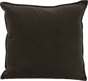 Dekoračný vankúš Bruno 45x45 cm, tmavo hnedý%