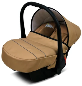 Detský kočík 4v1 BabyLux AIR ALU Sand Pearl+isofix základňa