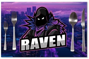Sablio Prestieranie FORTNITE RAVEN Steampunk mesto: 40x30cm
