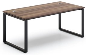 Stôl SimpleOffice 180 x 90 cm, orech vlašský / čierna