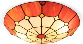 Brilagi - Tiffany vitrážové stropné svietidlo SIENNA 2xE27/60W/230V priemer 40 cm
