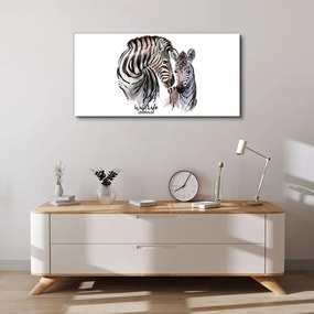 Obraz Canvas Zebra Animal Strips