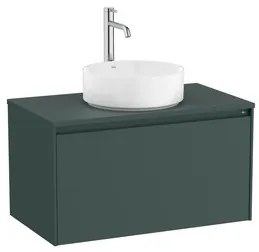 Roca Ona kúpeľňová skrinka pod umývadlo 79,4x44,3x45,7 cm zelená mat ONADESK801ZZM