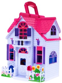 RAMIZ : Veľký rozkladací fialový domček