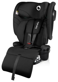 Lionelo - Skladacia autosedačka NELLY i-Size 76-150 cm čierny karbón