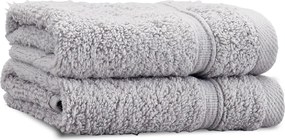 Svetlosivé froté bavlnené uteráky v súprave 2 ks 30x30 cm Zero Twist – Catherine Lansfield