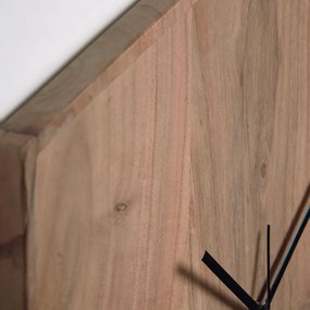 Šesťhranné drevené nástenné hodiny eikaz 35 x 35 cm MUZZA