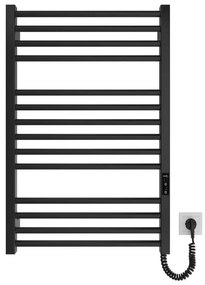 Kúpeľňový rebríkový radiátor HF DERBY 170W/230V 77x53 cm čierna