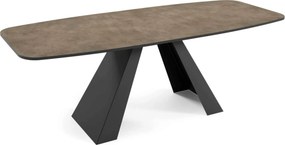 Dizajnový rozkladací jedálenský stôl TYRON Rozmer stola: veľkosť-160cm
