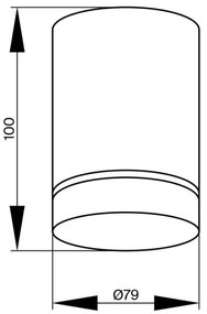 Maytoni C085CL-9W3K-B - LED Bodové svietidlo ORLO LED/9W/230V CRI 90 3000K čierna