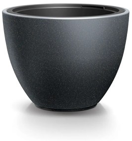 Kvetináč HEOSE ECO DREVO antracitový
