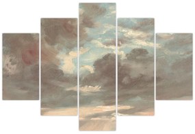 Obraz - John Constable, Cloud Study Stormy Sunset, reprodukcia (150x105 cm)