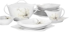 Akcent magnólia obedová súprava pre 6 osôb, 24 ks