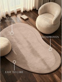 Béžový ručne tkaný koberec s prímesou vlny 125x200 cm Kari Organic – Villeroy&amp;Boch