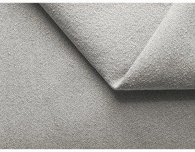 Svetlosivá čalúnená dvojlôžková posteľ s úložným priestorom s roštom 180x200 cm Kiana – Makamii